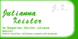 julianna keisler business card